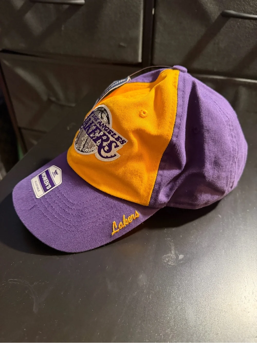 Women’s Los Angeles Lakers Two-Tone Purple & Gold Cap